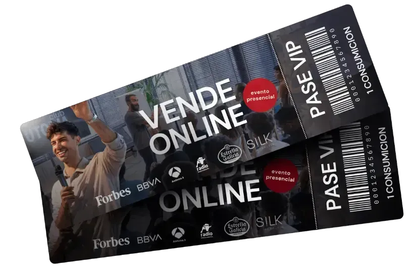 Entrada VENDE ONLINE · Pase VIP al evento